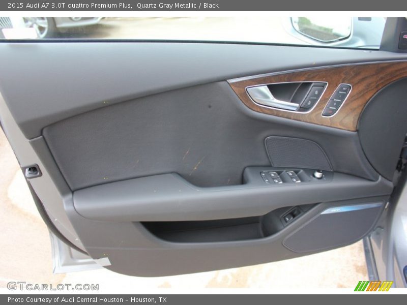 Quartz Gray Metallic / Black 2015 Audi A7 3.0T quattro Premium Plus