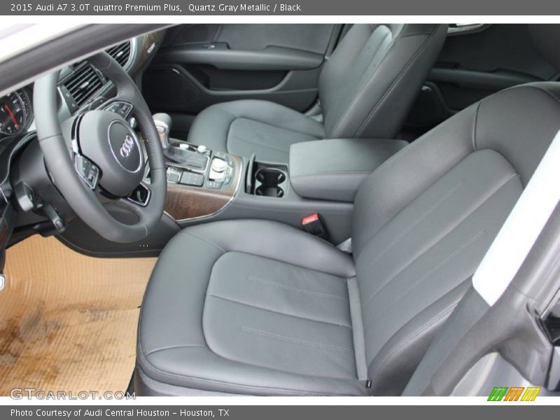 Quartz Gray Metallic / Black 2015 Audi A7 3.0T quattro Premium Plus