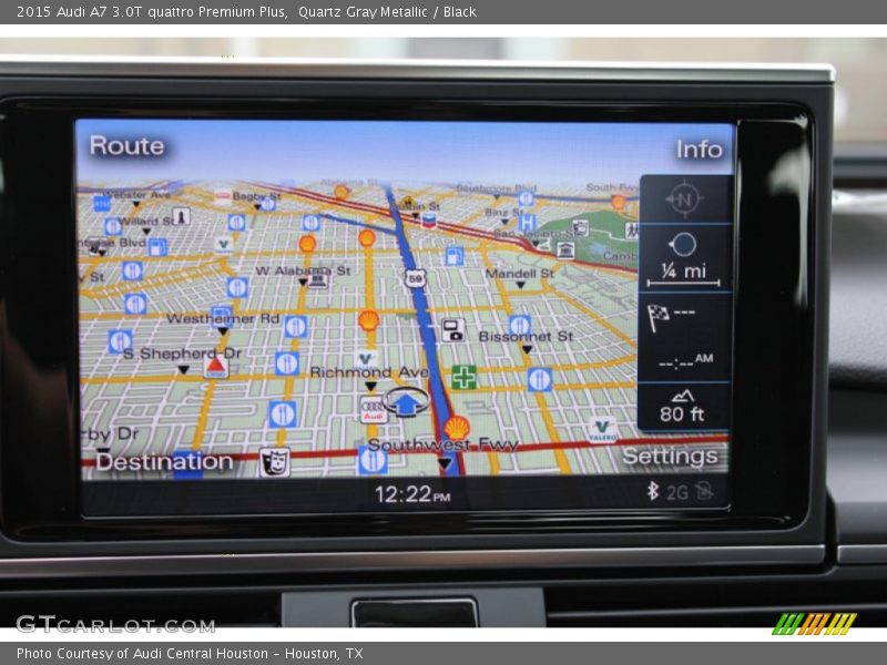 Quartz Gray Metallic / Black 2015 Audi A7 3.0T quattro Premium Plus