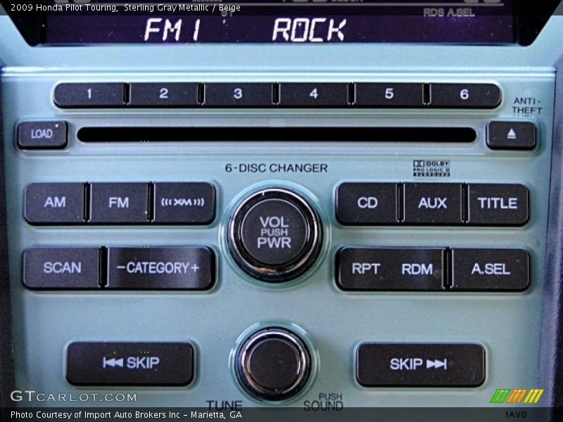 Controls of 2009 Pilot Touring