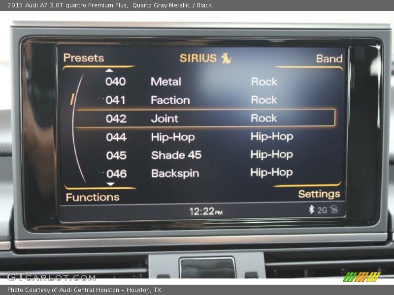 Quartz Gray Metallic / Black 2015 Audi A7 3.0T quattro Premium Plus