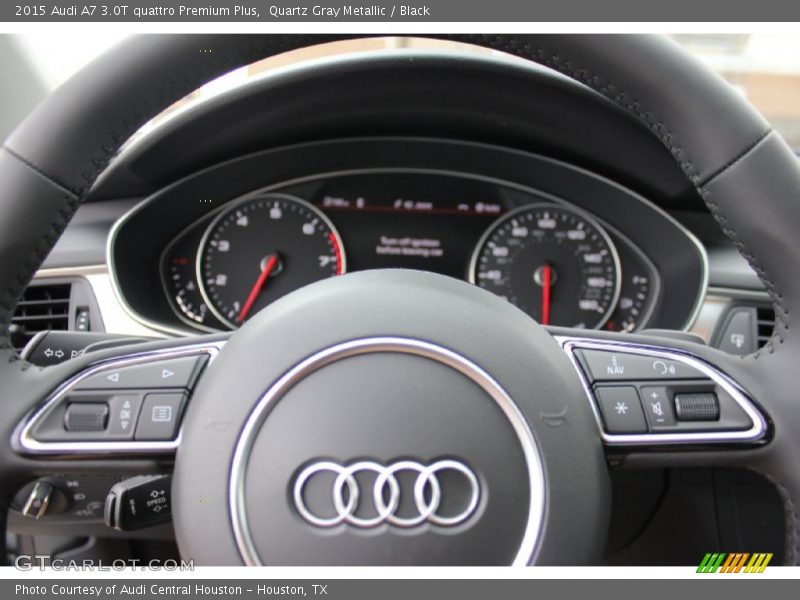 Quartz Gray Metallic / Black 2015 Audi A7 3.0T quattro Premium Plus