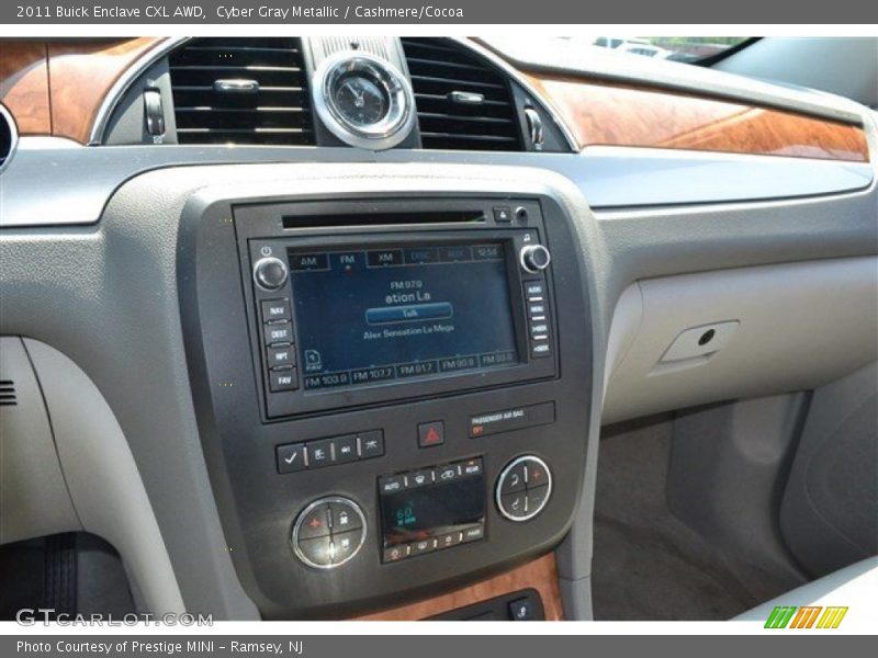 Cyber Gray Metallic / Cashmere/Cocoa 2011 Buick Enclave CXL AWD