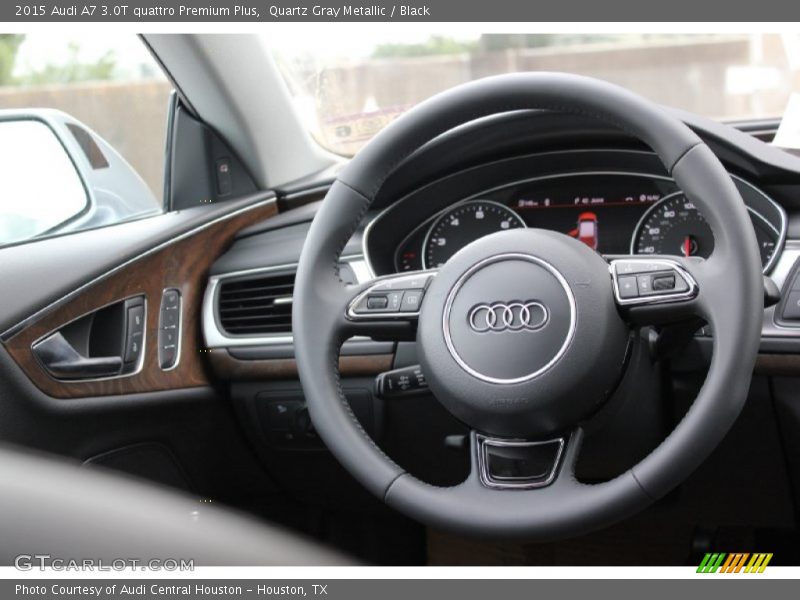 Quartz Gray Metallic / Black 2015 Audi A7 3.0T quattro Premium Plus