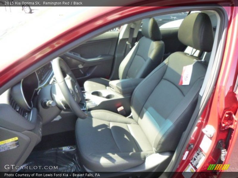 Remington Red / Black 2015 Kia Optima SX