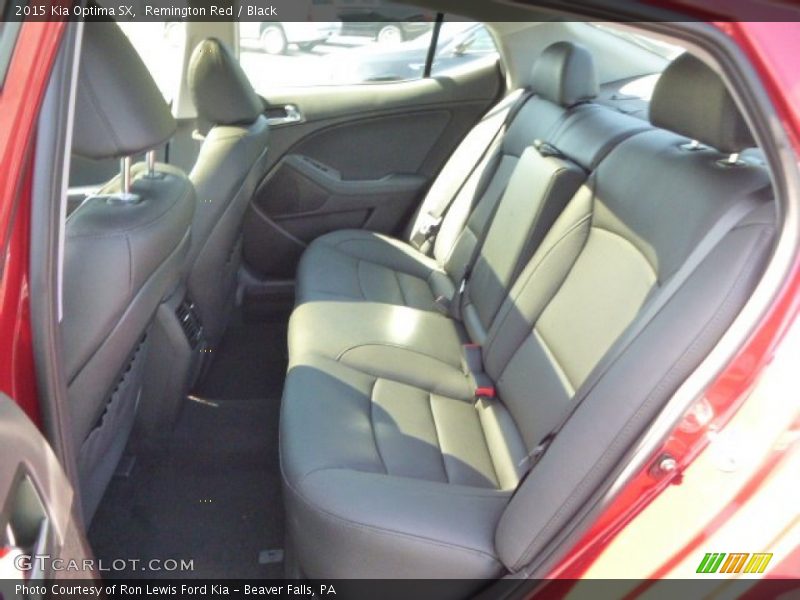 Remington Red / Black 2015 Kia Optima SX