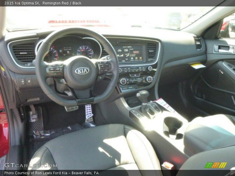 Remington Red / Black 2015 Kia Optima SX