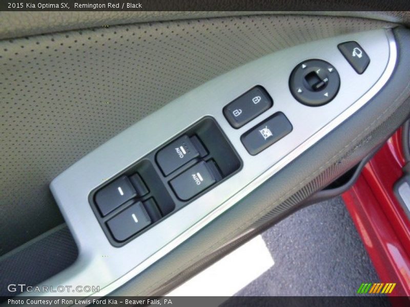 Remington Red / Black 2015 Kia Optima SX