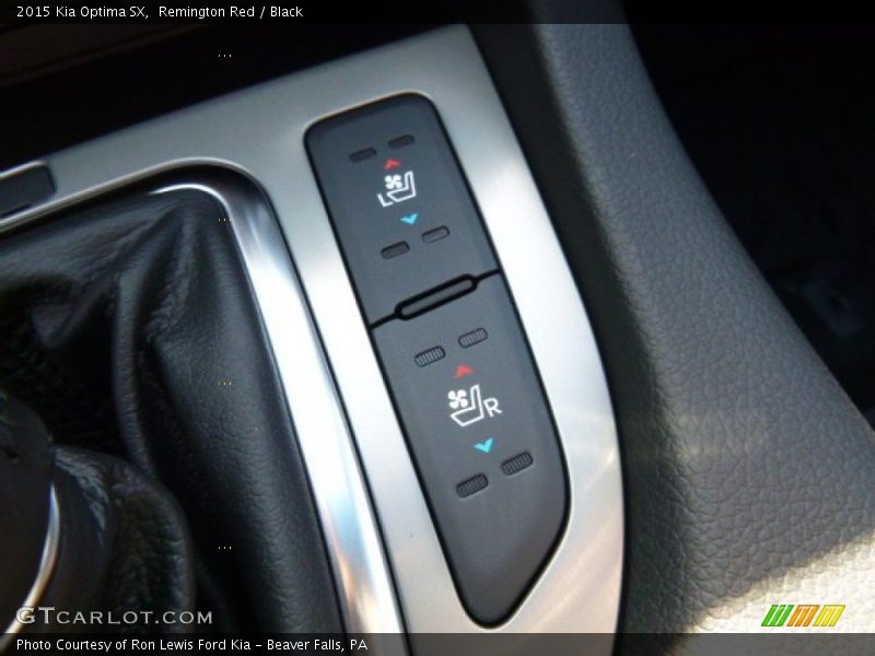 Remington Red / Black 2015 Kia Optima SX