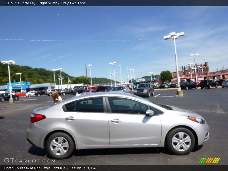 Bright Silver / Gray Two Tone 2015 Kia Forte LX