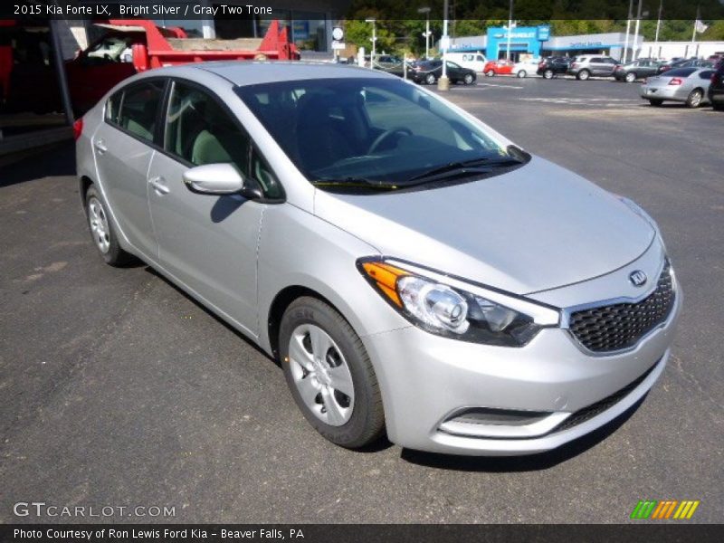 Bright Silver / Gray Two Tone 2015 Kia Forte LX