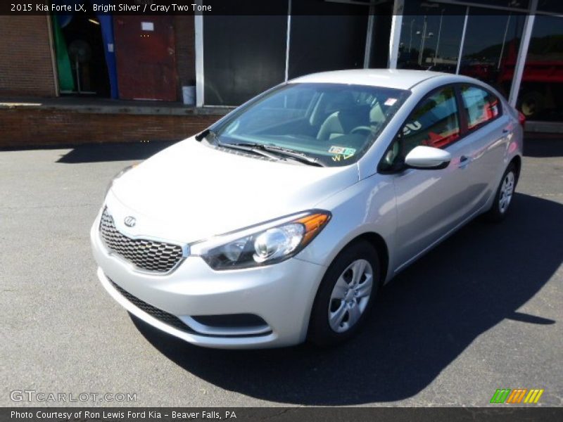 Bright Silver / Gray Two Tone 2015 Kia Forte LX