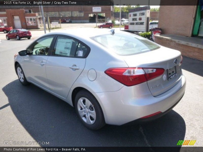 Bright Silver / Gray Two Tone 2015 Kia Forte LX