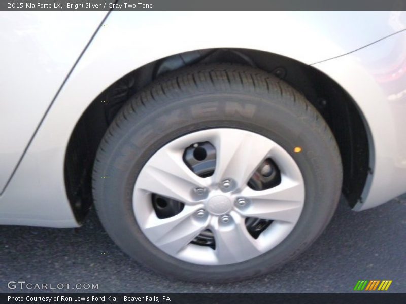 Bright Silver / Gray Two Tone 2015 Kia Forte LX