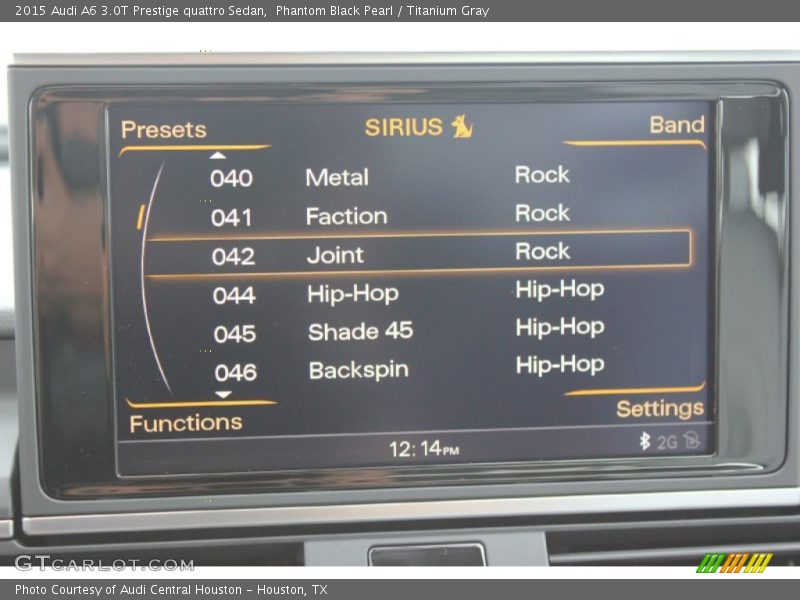 Audio System of 2015 A6 3.0T Prestige quattro Sedan