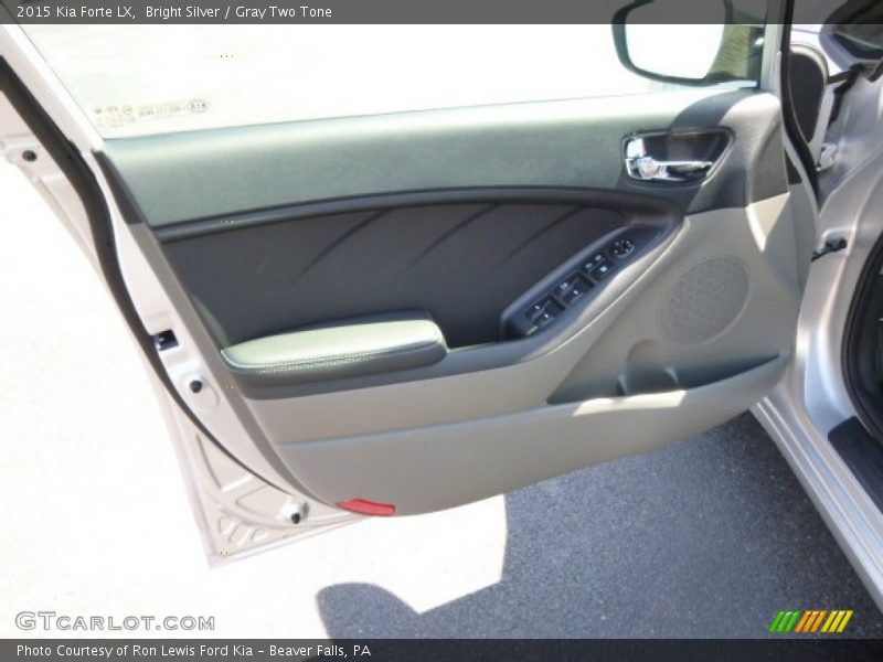 Bright Silver / Gray Two Tone 2015 Kia Forte LX