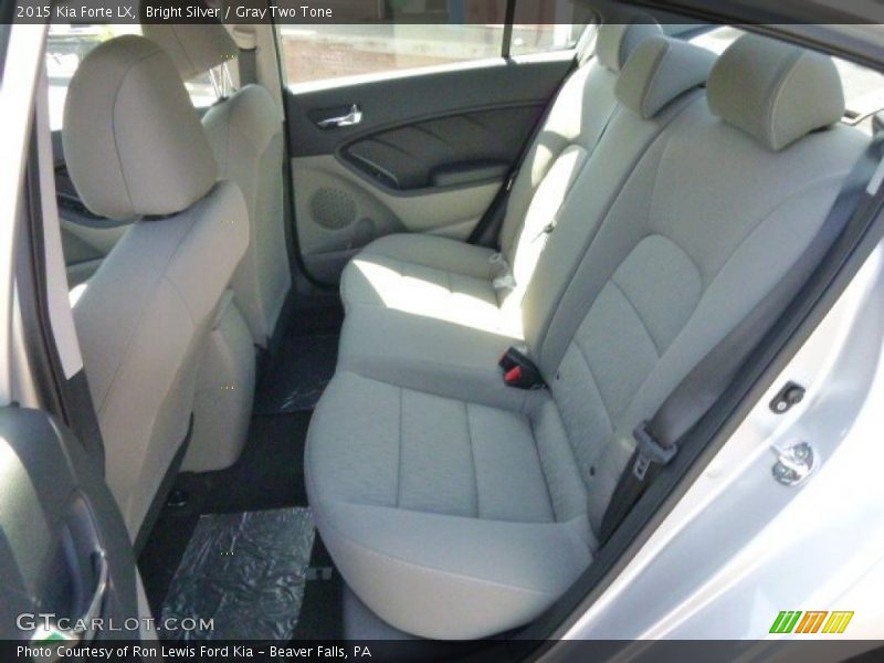 Bright Silver / Gray Two Tone 2015 Kia Forte LX