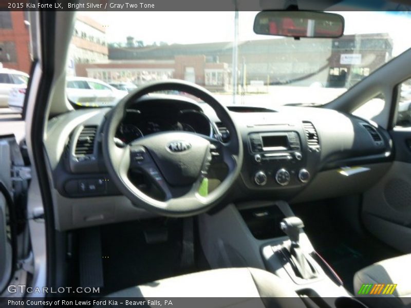 Bright Silver / Gray Two Tone 2015 Kia Forte LX