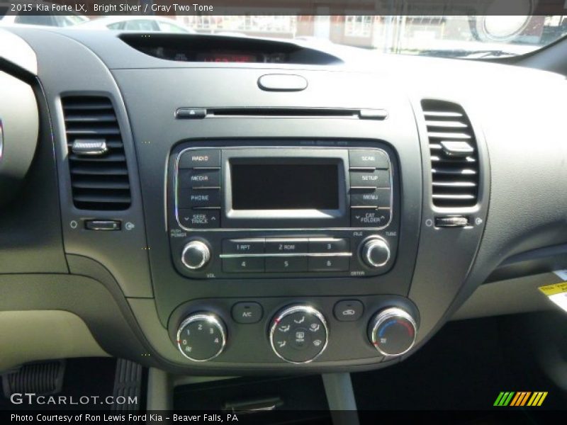 Bright Silver / Gray Two Tone 2015 Kia Forte LX