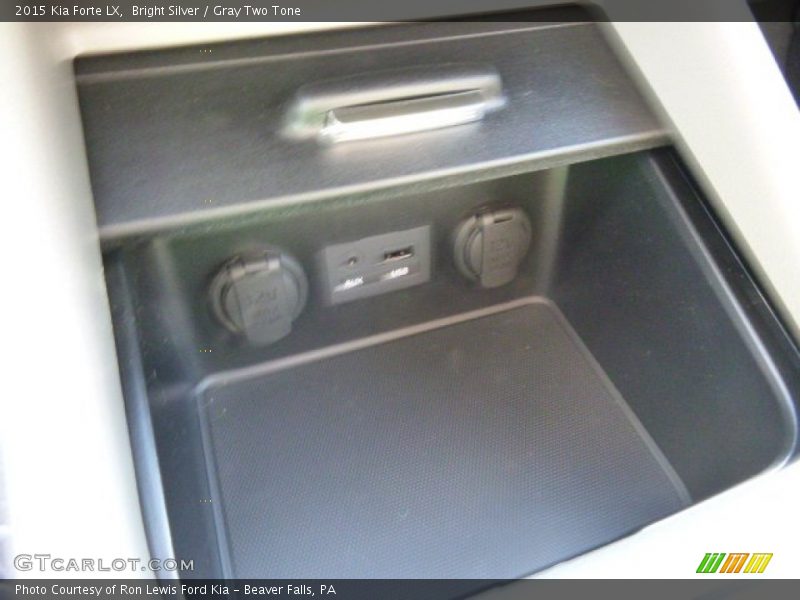 Bright Silver / Gray Two Tone 2015 Kia Forte LX