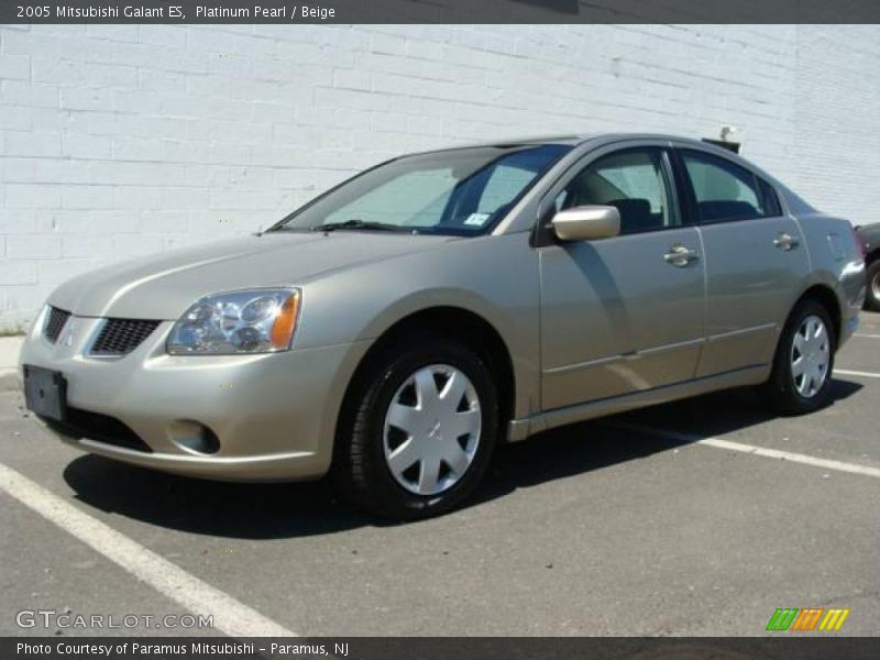 Platinum Pearl / Beige 2005 Mitsubishi Galant ES