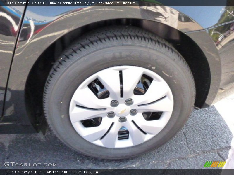 Black Granite Metallic / Jet Black/Medium Titanium 2014 Chevrolet Cruze LS