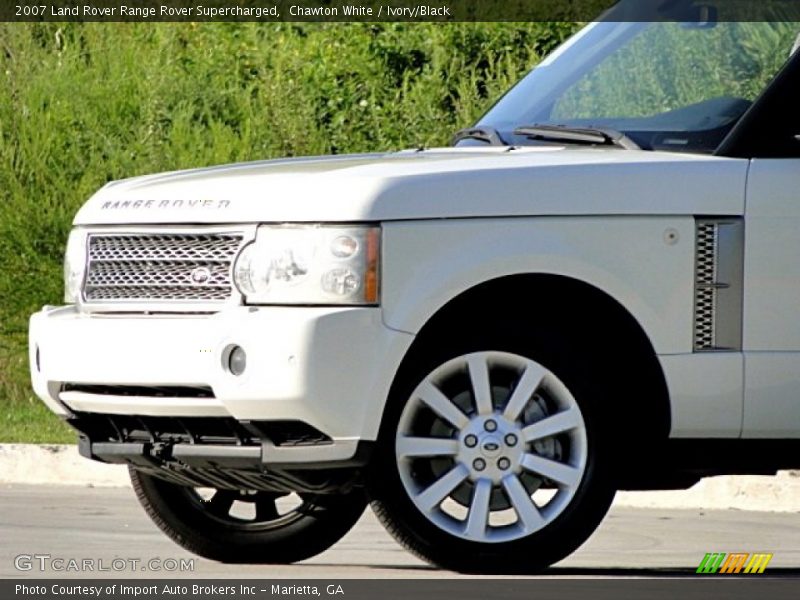 Chawton White / Ivory/Black 2007 Land Rover Range Rover Supercharged