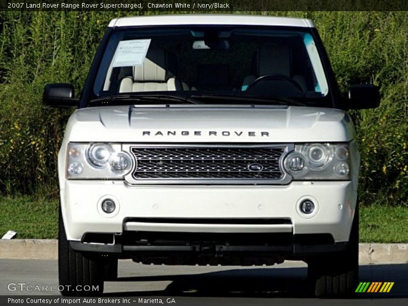 Chawton White / Ivory/Black 2007 Land Rover Range Rover Supercharged