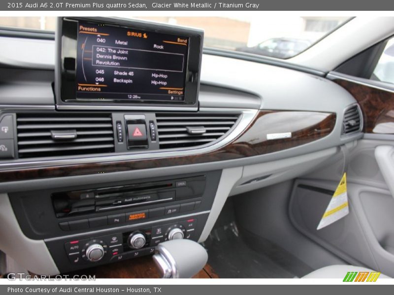 Glacier White Metallic / Titanium Gray 2015 Audi A6 2.0T Premium Plus quattro Sedan