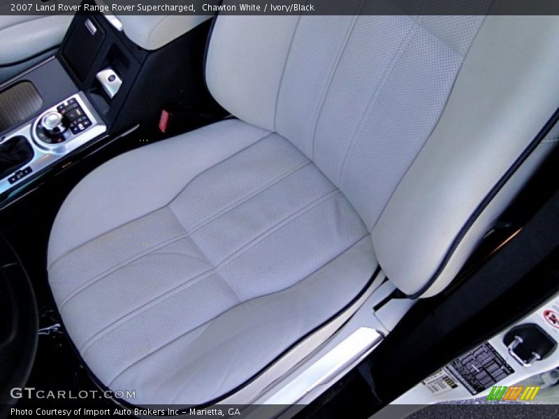 Chawton White / Ivory/Black 2007 Land Rover Range Rover Supercharged