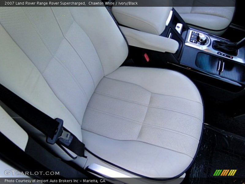 Chawton White / Ivory/Black 2007 Land Rover Range Rover Supercharged