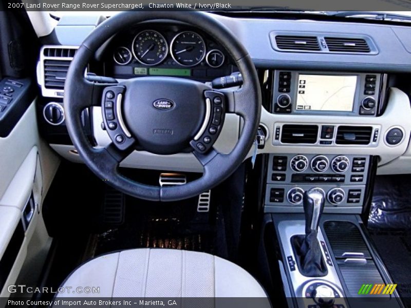 Chawton White / Ivory/Black 2007 Land Rover Range Rover Supercharged