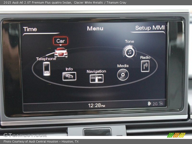 Glacier White Metallic / Titanium Gray 2015 Audi A6 2.0T Premium Plus quattro Sedan
