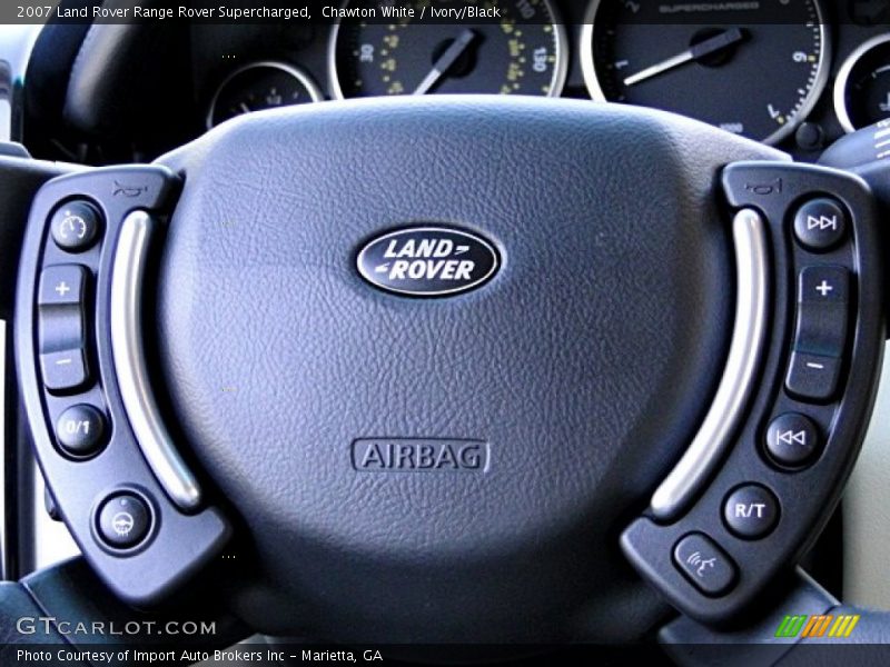 Chawton White / Ivory/Black 2007 Land Rover Range Rover Supercharged