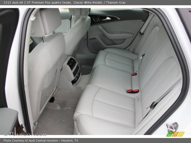 Glacier White Metallic / Titanium Gray 2015 Audi A6 2.0T Premium Plus quattro Sedan