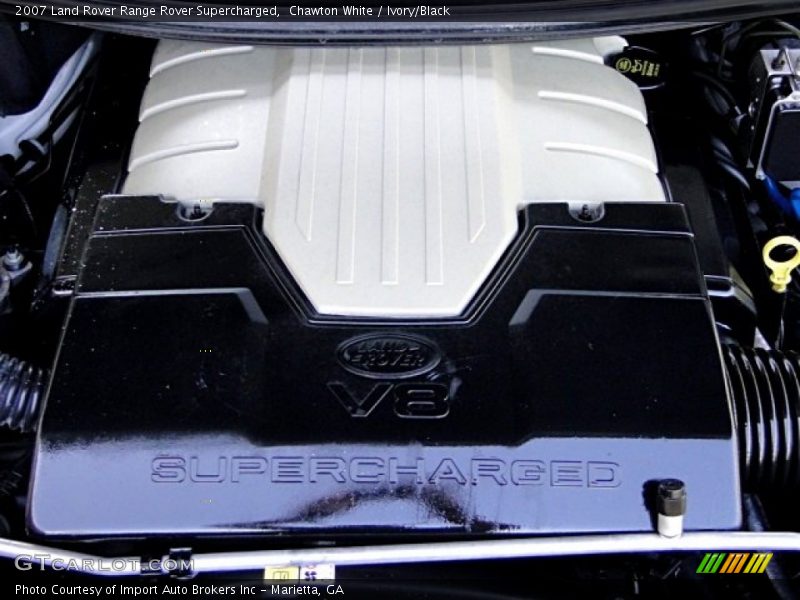Chawton White / Ivory/Black 2007 Land Rover Range Rover Supercharged