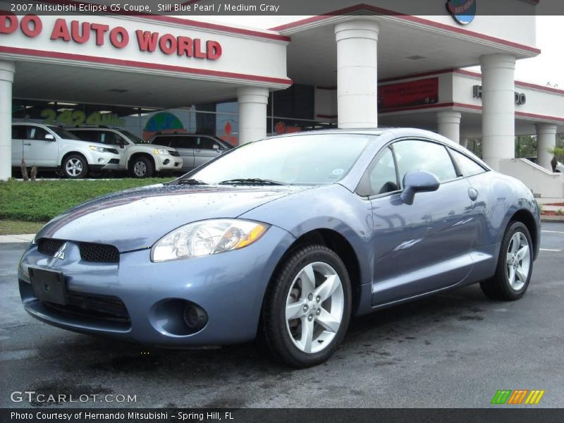 Still Blue Pearl / Medium Gray 2007 Mitsubishi Eclipse GS Coupe