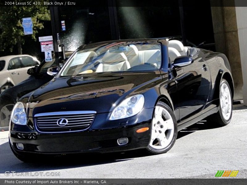 Black Onyx / Ecru 2004 Lexus SC 430