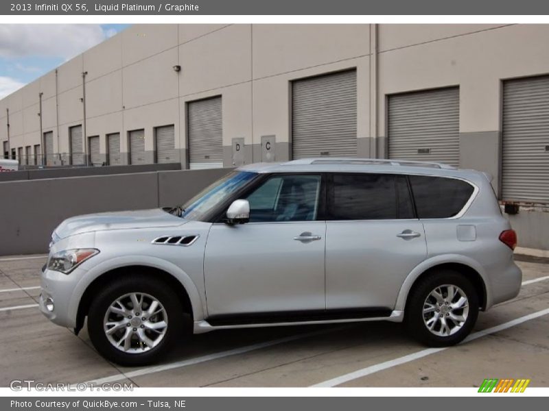 Liquid Platinum / Graphite 2013 Infiniti QX 56
