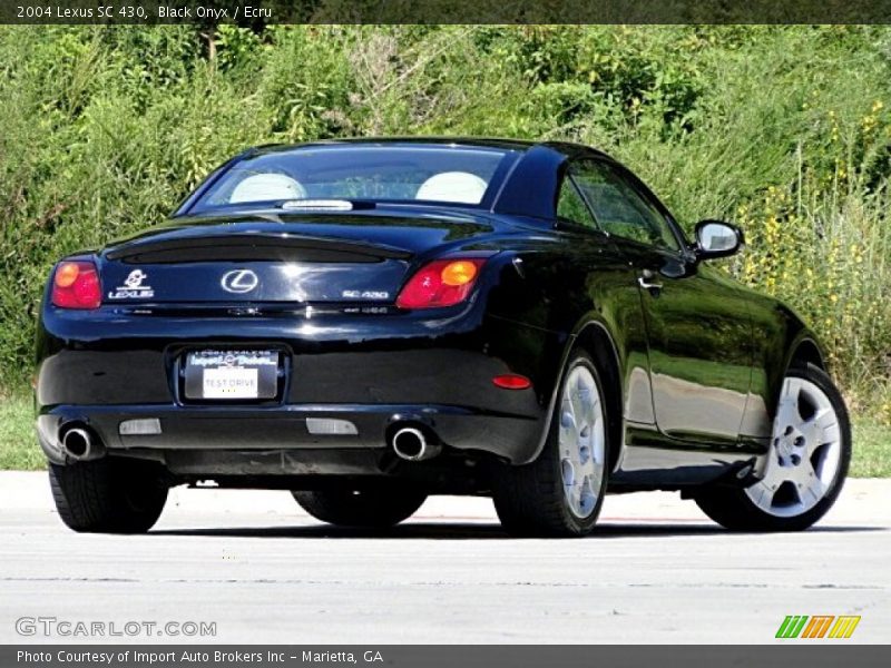 Black Onyx / Ecru 2004 Lexus SC 430