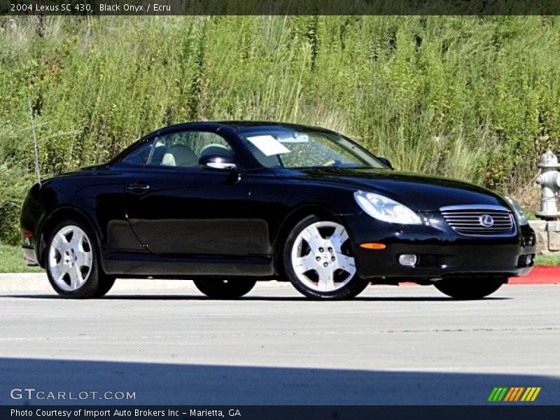 Black Onyx / Ecru 2004 Lexus SC 430