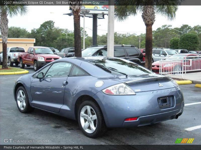 Still Blue Pearl / Medium Gray 2007 Mitsubishi Eclipse GS Coupe