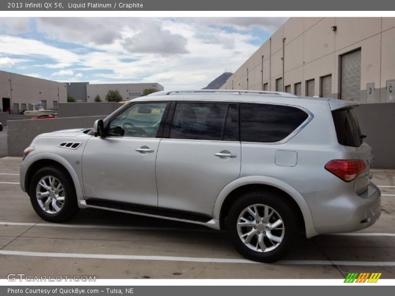 Liquid Platinum / Graphite 2013 Infiniti QX 56