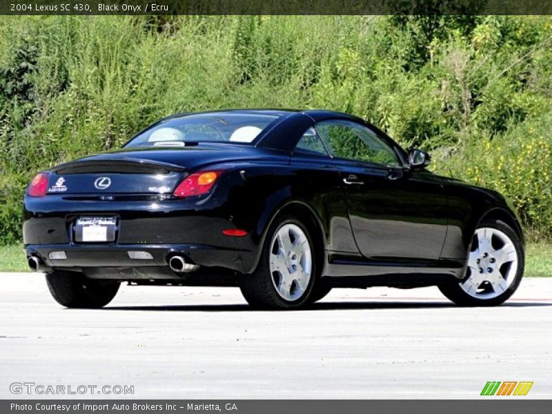 Black Onyx / Ecru 2004 Lexus SC 430