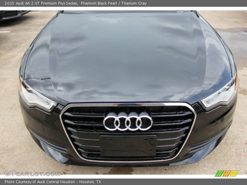 Phantom Black Pearl / Titanium Gray 2015 Audi A6 2.0T Premium Plus Sedan