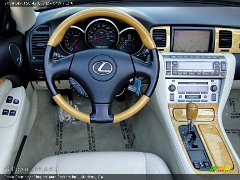 Black Onyx / Ecru 2004 Lexus SC 430