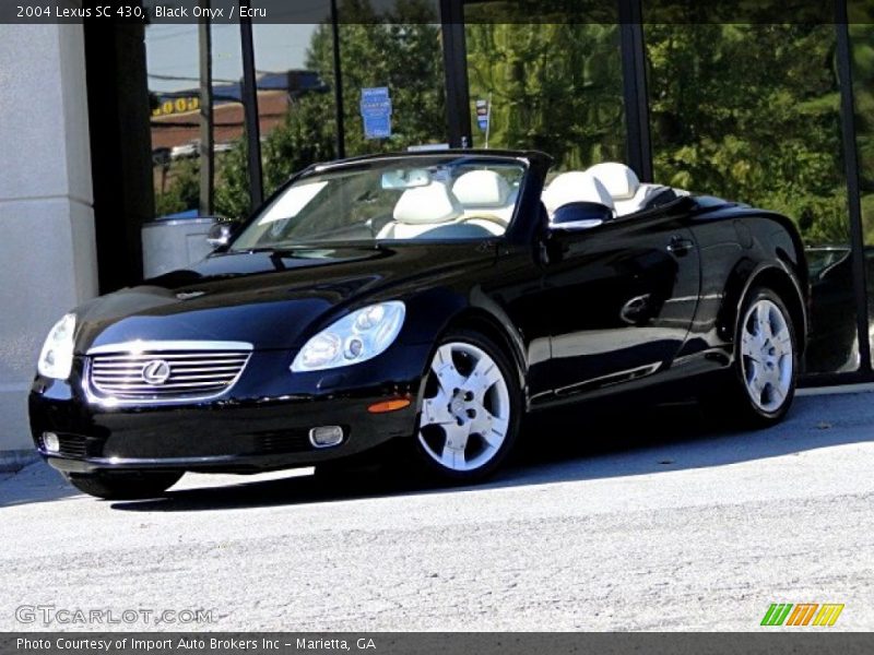 Black Onyx / Ecru 2004 Lexus SC 430