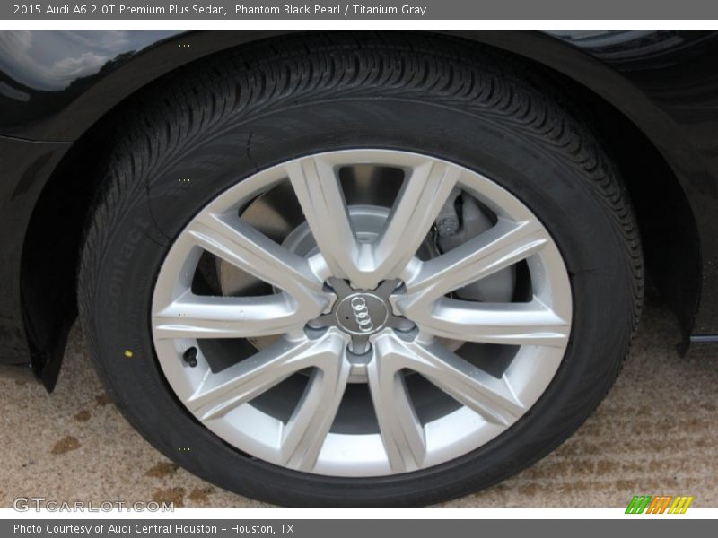 Phantom Black Pearl / Titanium Gray 2015 Audi A6 2.0T Premium Plus Sedan