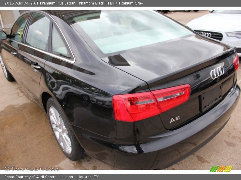 Phantom Black Pearl / Titanium Gray 2015 Audi A6 2.0T Premium Plus Sedan