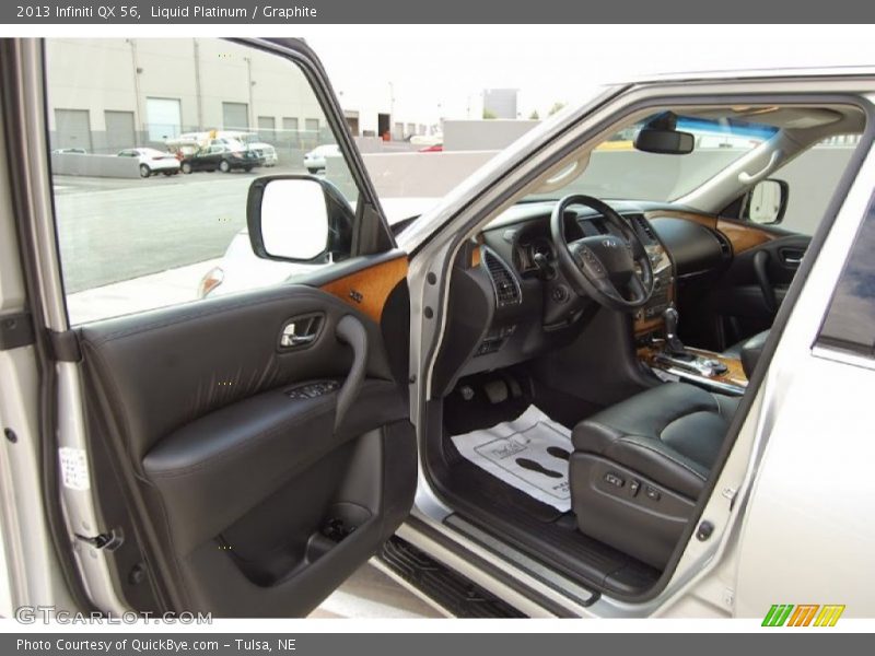 Liquid Platinum / Graphite 2013 Infiniti QX 56